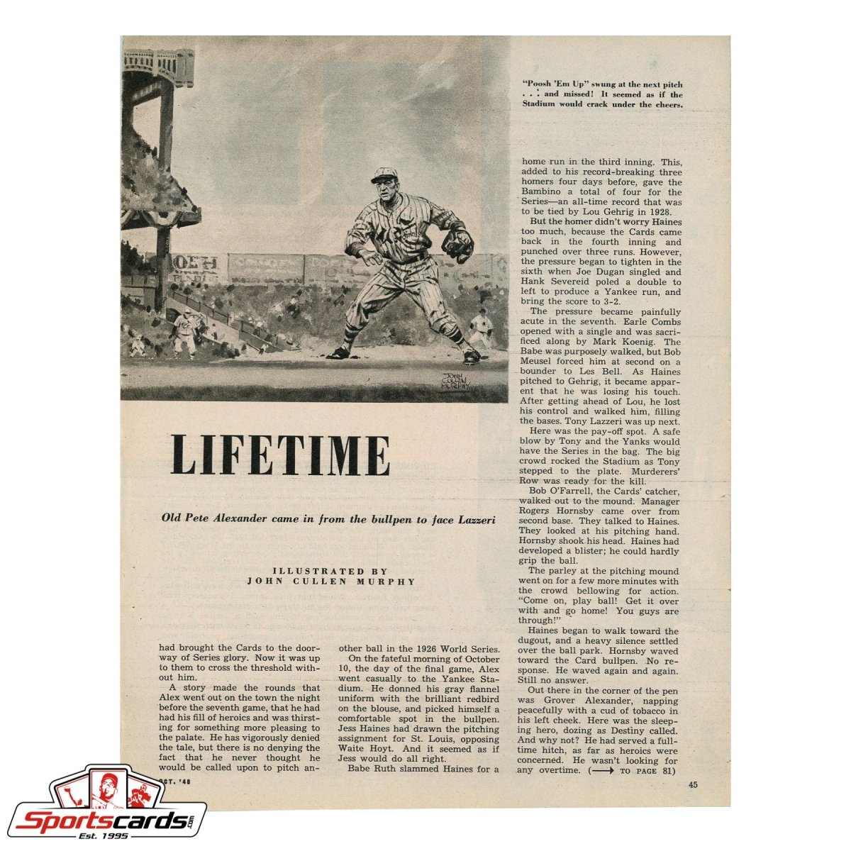 Ed Moose Krause & Bill Earley Signed Autographed Magazine Photo BAS