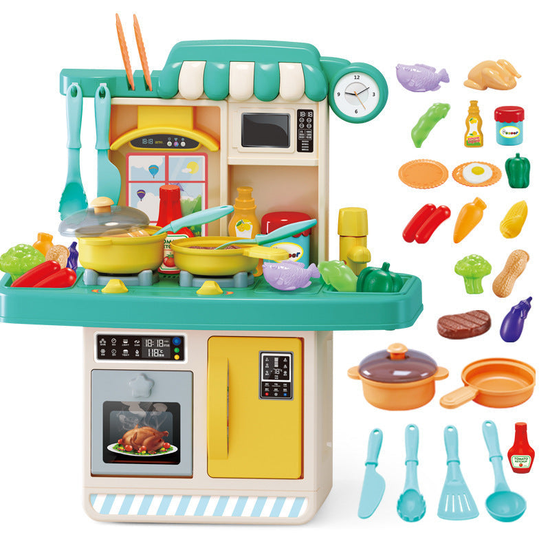 Kids Play Kitchen Set – Large Dishwasher Pool with 23 Accessories