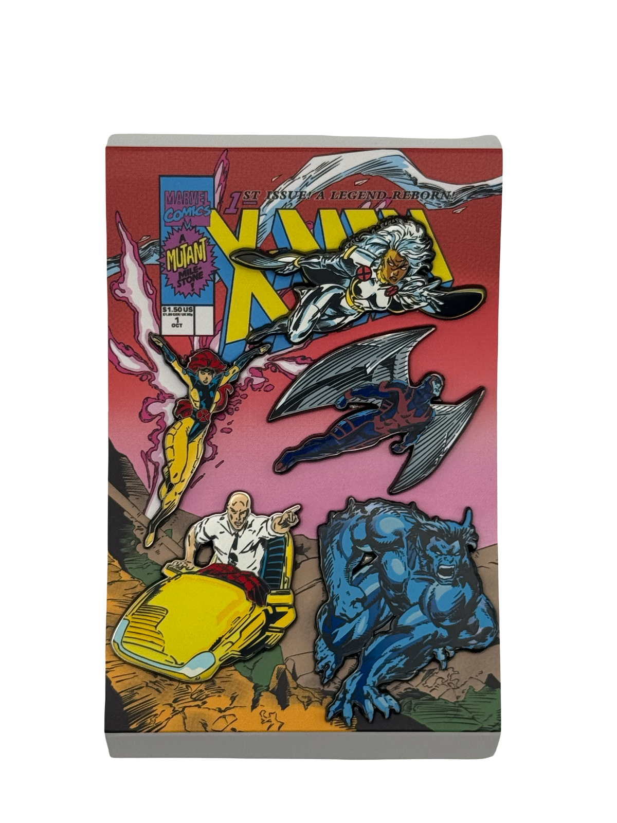 Jim Lee X-Men #1 Enamel Pin Complete Set – 13 Pins in 4 Boxes – SDCC 2025 Exclusive