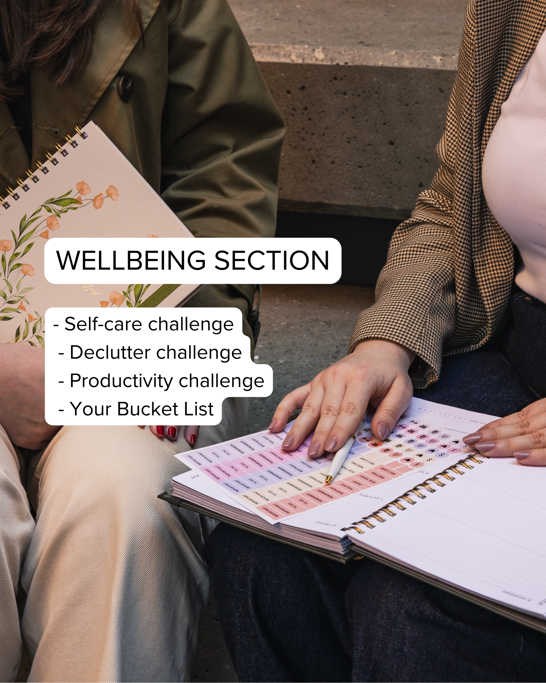 Smart Women Society - B5 Week-to-View - 2026 Calendar Year Diary/Planner - Beige