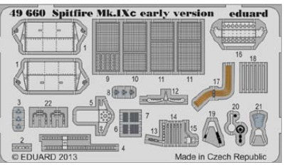 Eduard 49660 1/48 Aircraft- Spitfire Mk IXc Early for EDU (Painted)