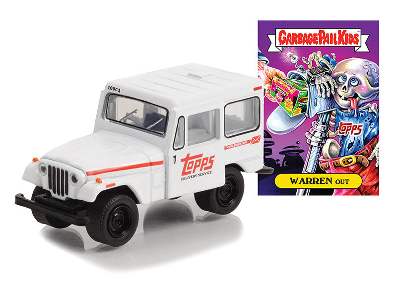 Greenlight 54070-B 1/64 Scale Warren Out - 1975 Jeep Dj-5 Garbage Pail
