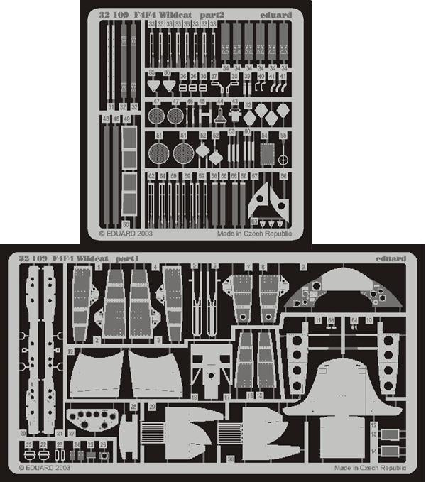 Eduard 32109 1/32 Aircraft- F4F4 Wildcat for TSM
