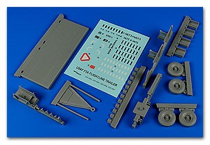 Aerobonus 320080 1/32 USAF Flightline F2A Steel-Type Platform Trailer