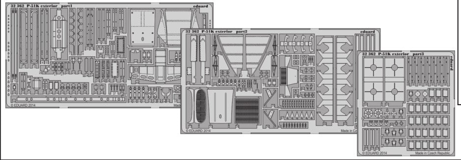 Eduard 32362 1/32 Aircraft- P51K Exterior for DML