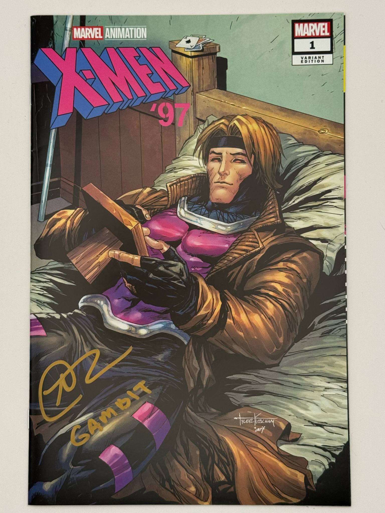 X-MEN '97 #1 SIGNED AJ Locascio (Gambit) | T. Kirkham Var