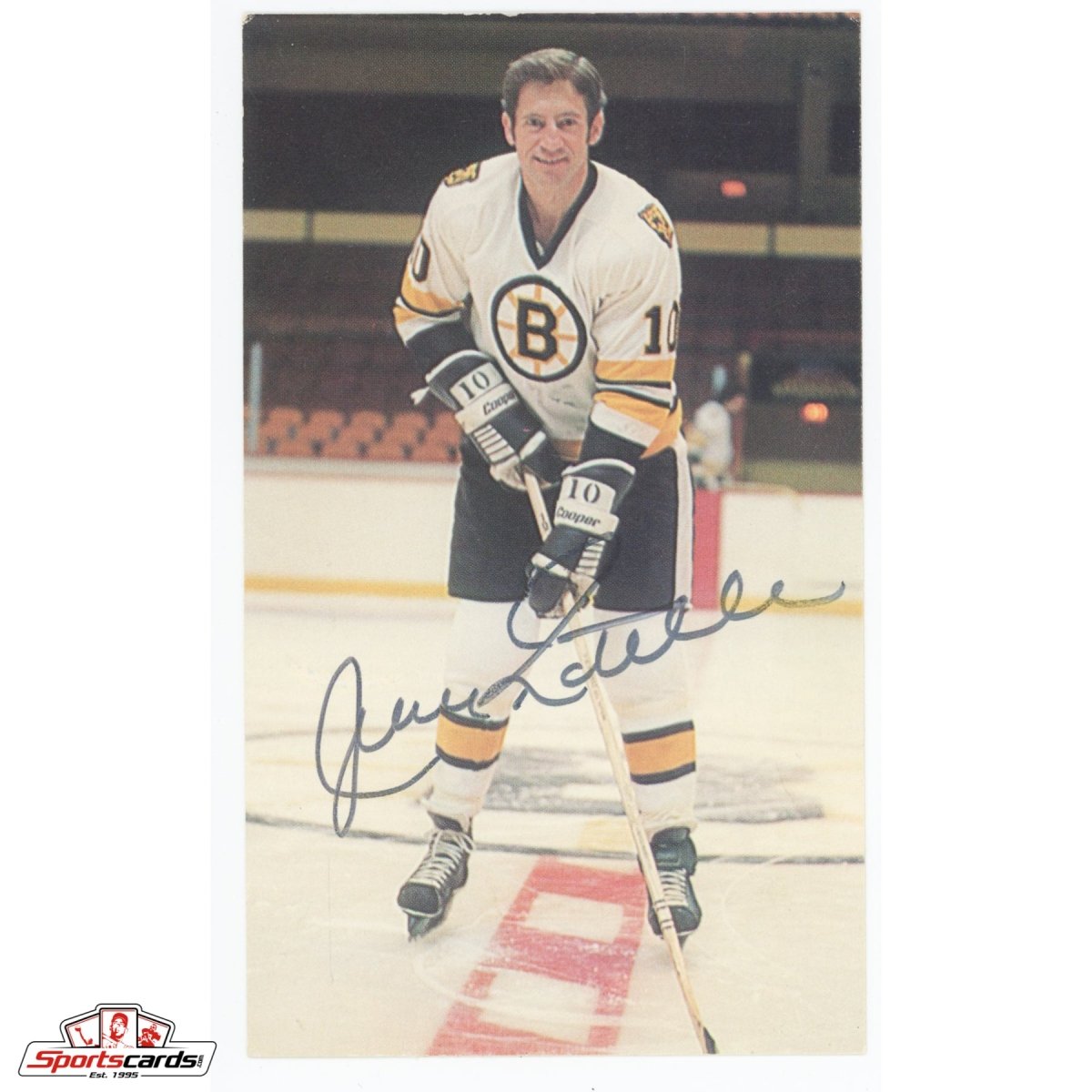 Jean Ratelle Signed Auto Photo Postcard - JSA