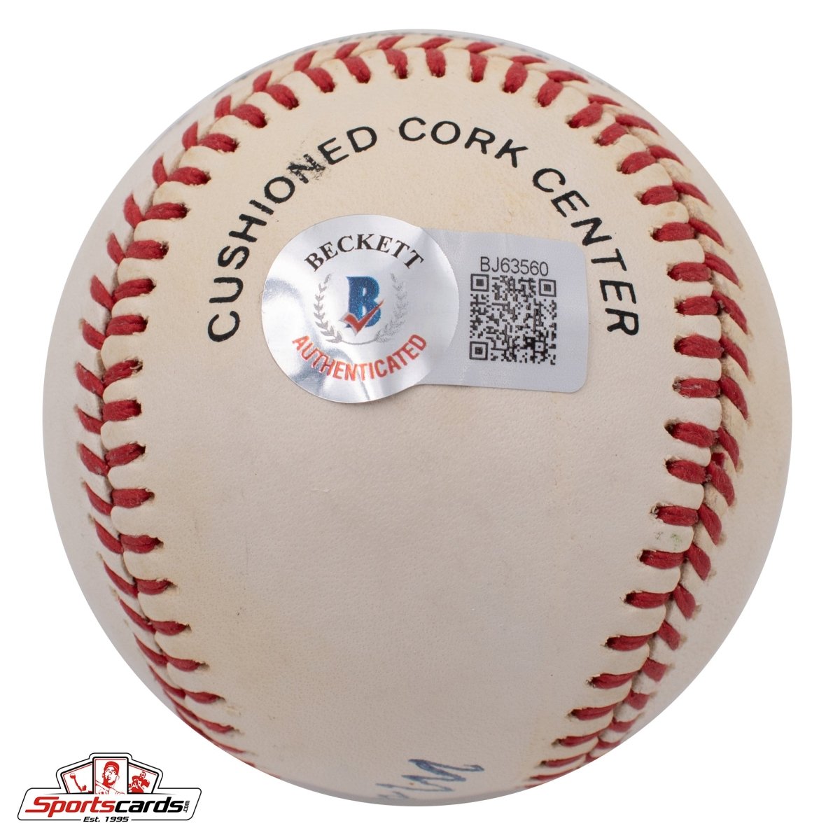 Mark Koenig (d. 1993) Single Signed Baseball 1927 NY Yankees Beckett BAS