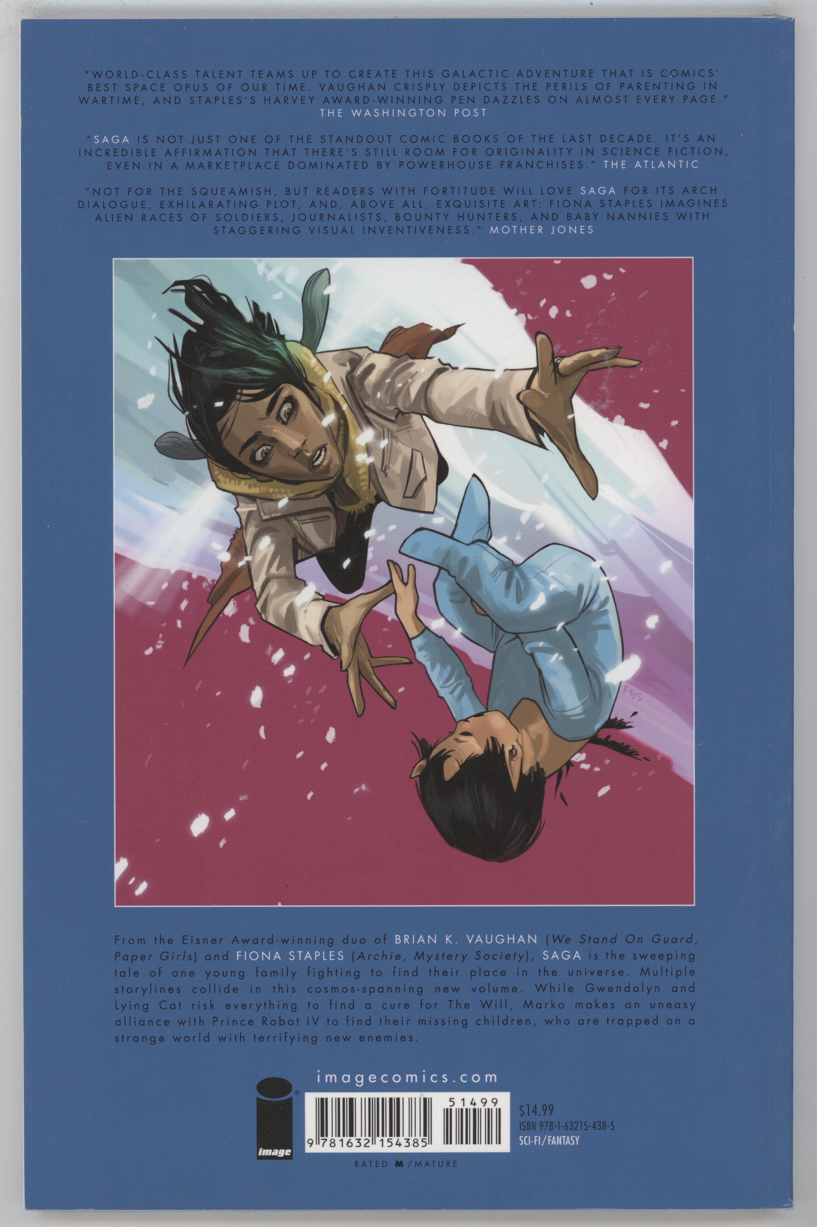 Saga 5 TPB Image 2015 NM- 25 26 27 28 29 30 Brian K Vaughan Fiona Staples