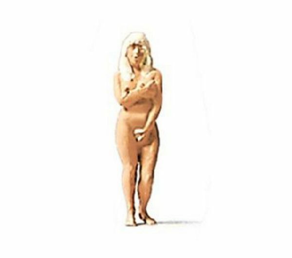 Preiser 29045 HO Scale Individual Figure -- Taking A Bath - Female