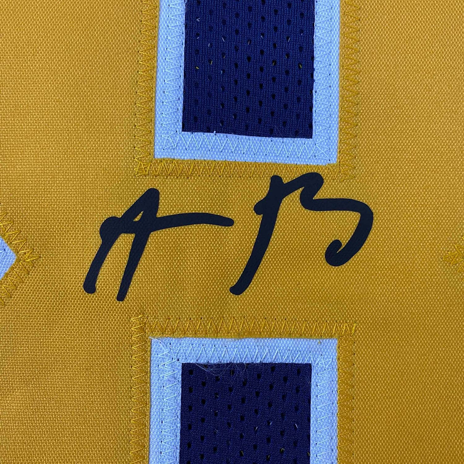 Framed Facsimile Autographed Aaron Rodgers 35x39 Cal California Blue Reprint Laser Auto College Football Jersey Size Men's XL