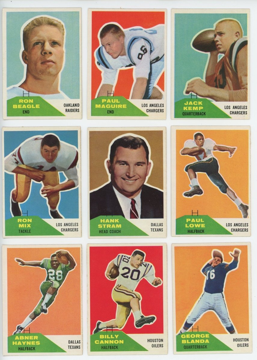1960 FLEER FOOTBALL COMPLETE SET BREAK - 6 CARDS PER BOX!