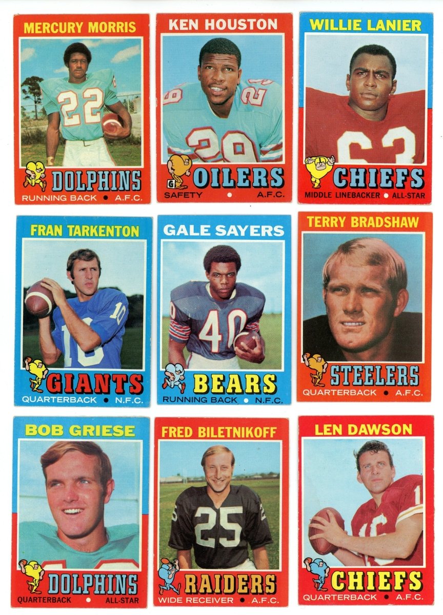 1971 TOPPS FOOTBALL COMPLETE SET BREAK - 10 CARDS PER BOX!