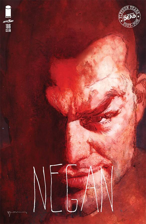 WALKING DEAD #186 B Image 15th Anniversary Bill Sienkiewicz Variant (MR) (12/05/2018)