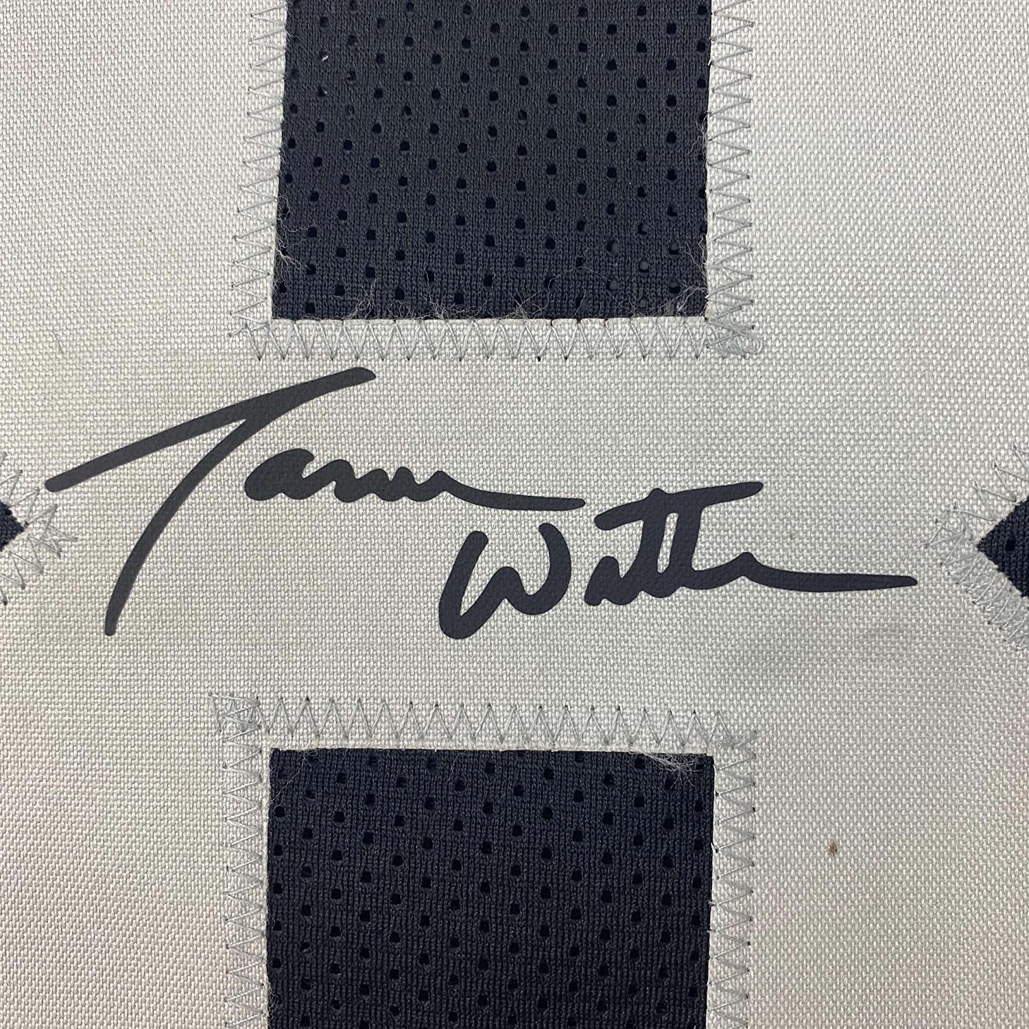 Framed Facsimile Autographed Jason Witten 35x39 Oakland Las Vegas Black Reprint Laser Auto Football Jersey