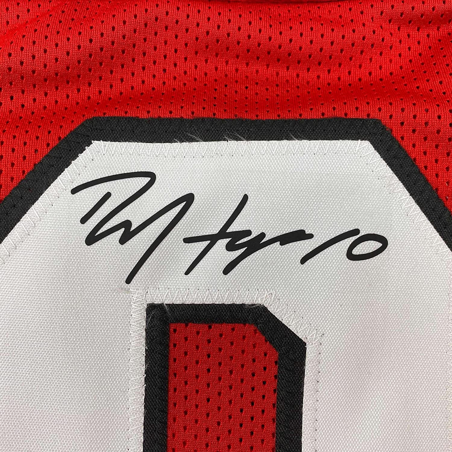 Framed Facsimile Autographed DeAndre Hopkins 35x39 Arizona Red Reprint Laser Auto Football Jersey
