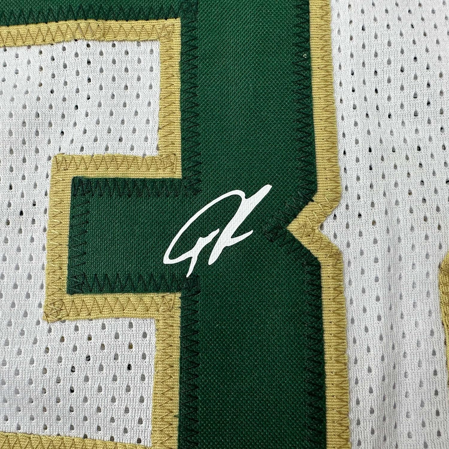 Framed Facsimile Autographed Giannis Antetokounmpo 35x39 Milwaukee White Reprint Laser Auto Basketball Jersey