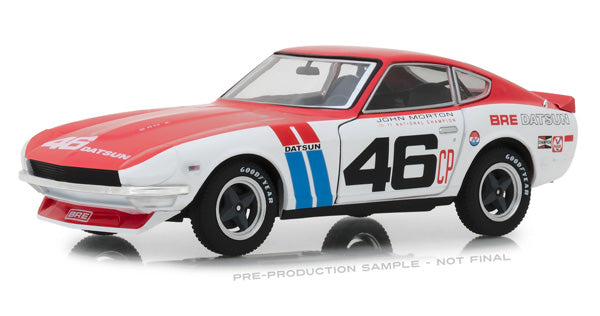 Greenlight 18301 1/24 Scale Bre #46 - 1970 Datsun 240Z Brock Racing
