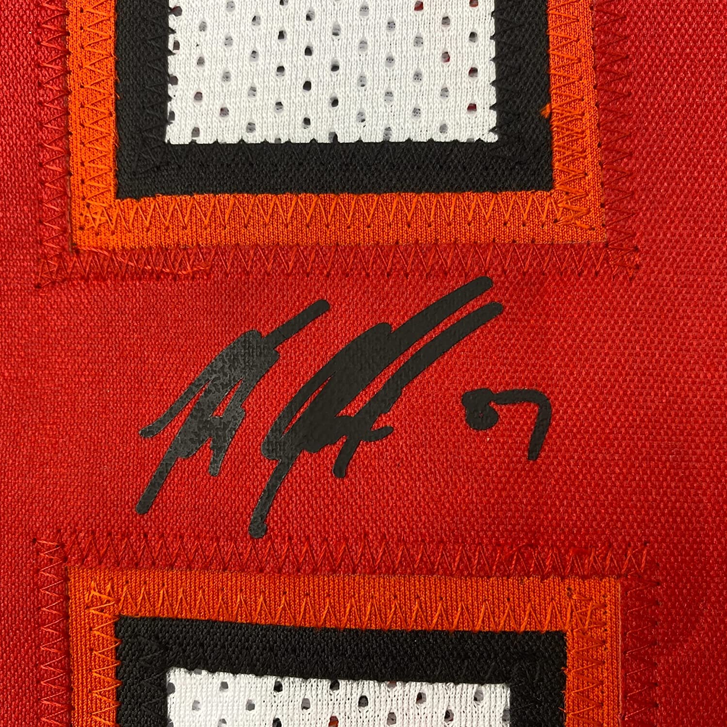 Framed Facsimile Autographed Rob Gronk Gronkowski 35x39 Tampa Bay White Reprint Laser Auto Football Jersey Size Men's XL