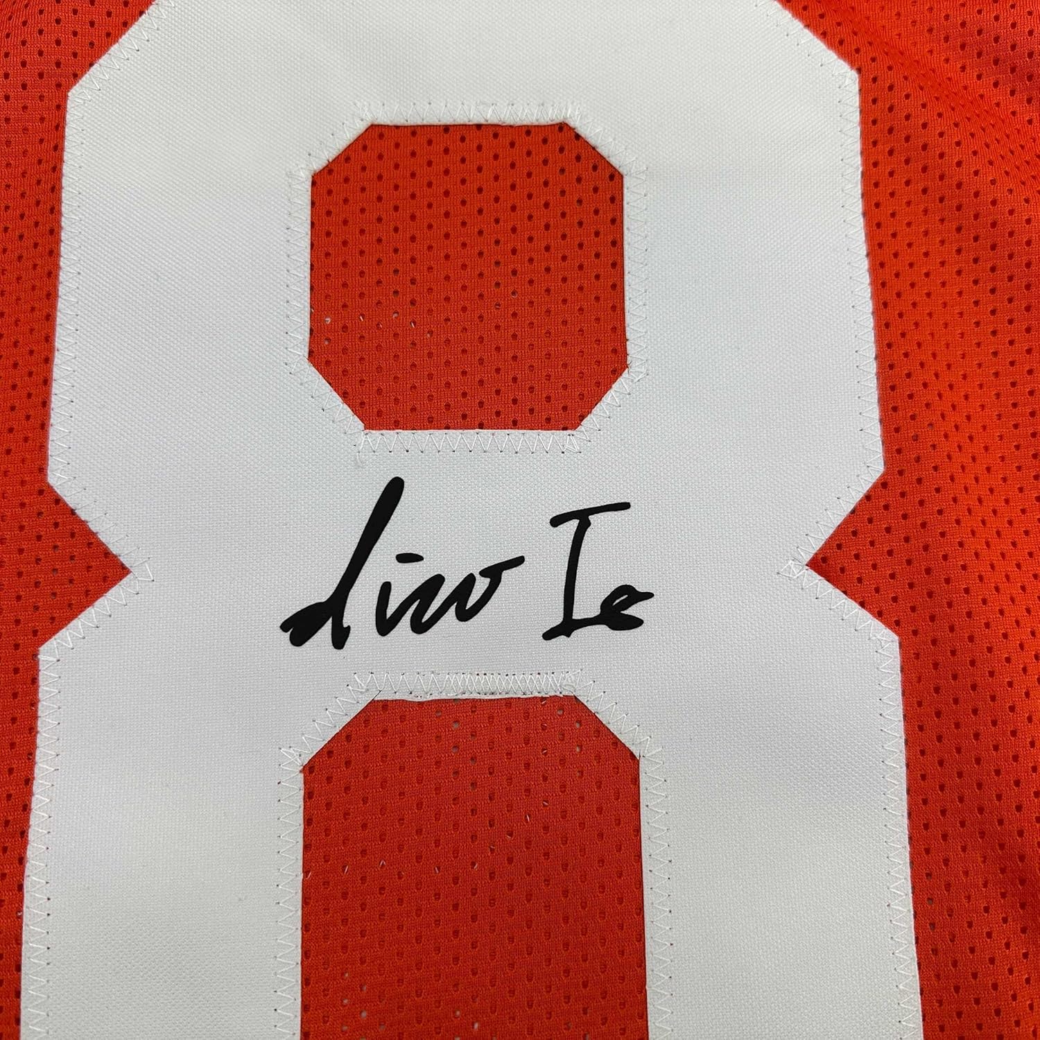 Framed Facsimile Autographed Nico Iamaleava 35x39 Tennessee Orange Reprint Laser Auto College Football Jersey
