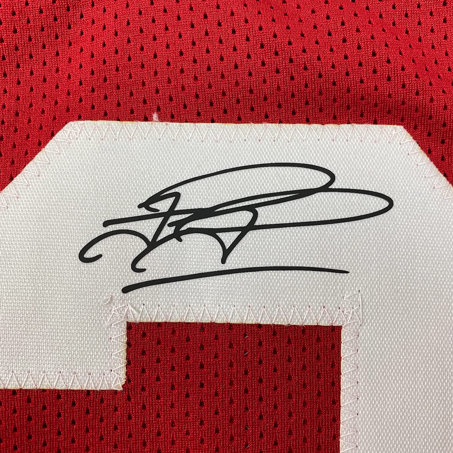 Framed Facsimile Autographed Tua Tagovailoa 35x39 Alabama Red Reprint Laser Auto College Football Jersey