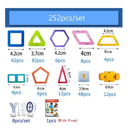 Magnetic Building Blocks – 3D Educational Building Toy