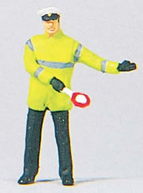 Preiser 28033 HO Scale Individual Figure - Working People -- Toll Collector