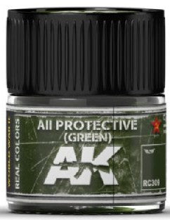 AK Interactive RC309 Real Colors: AII Green Acrylic Lacquer Paint 10ml Bottle