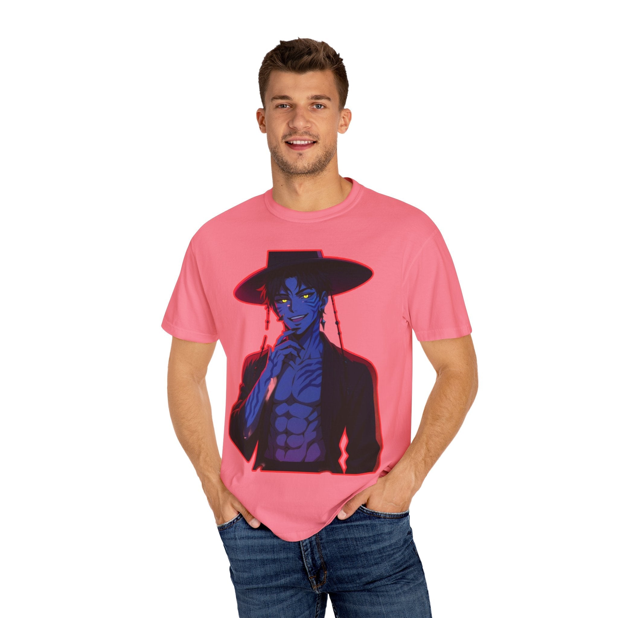 Kpop Anime-Inspired Unisex T-Shirt, Retro Anime Tee, Cool Graphic Shirt, Gift for Anime Lovers, Fashionable Streetwear