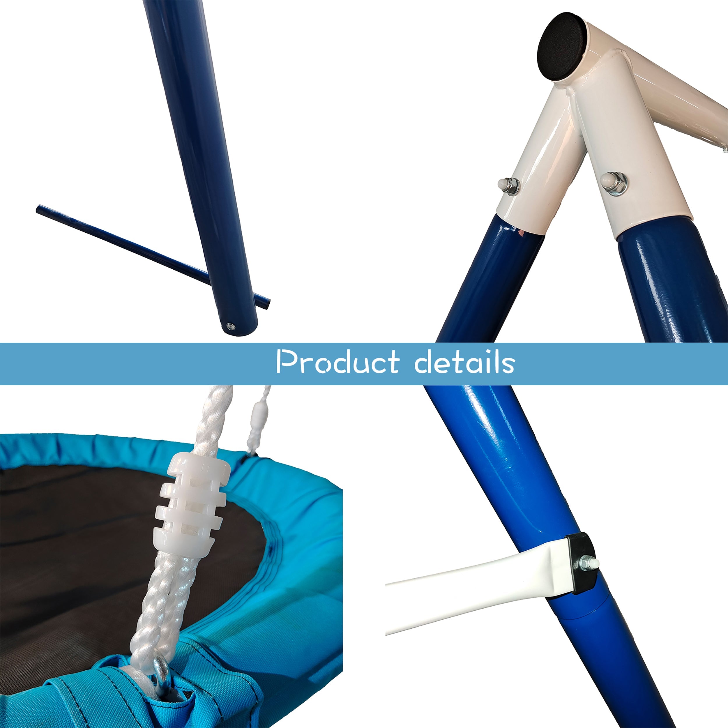 Metal Swing Set for Kids โ Outdoor Playground Equipment with Disc Swing