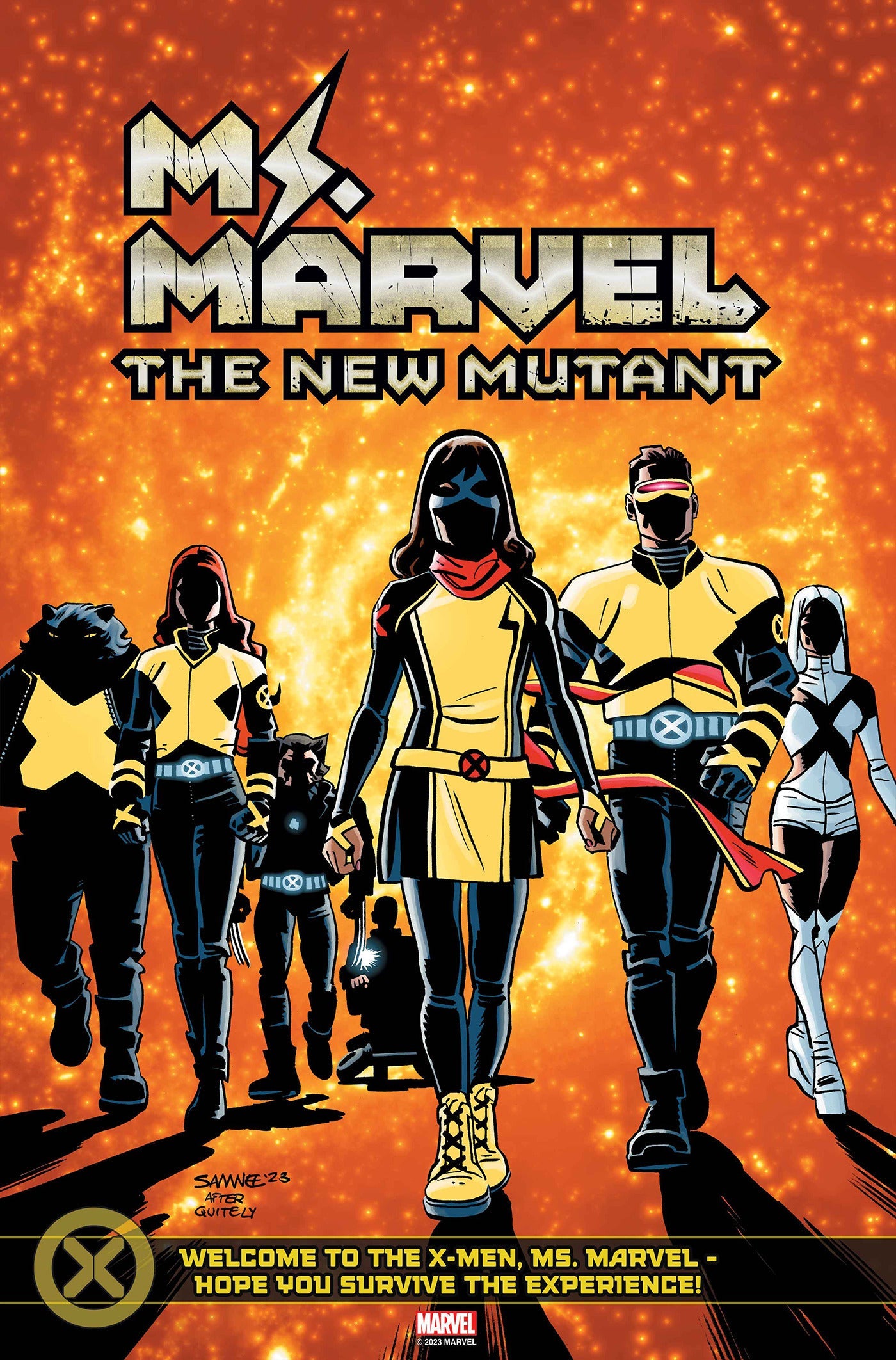 Ms. Marvel The New Mutant #4 C Chris Samnee Team Homage Variant (11/29/2023) Marvel