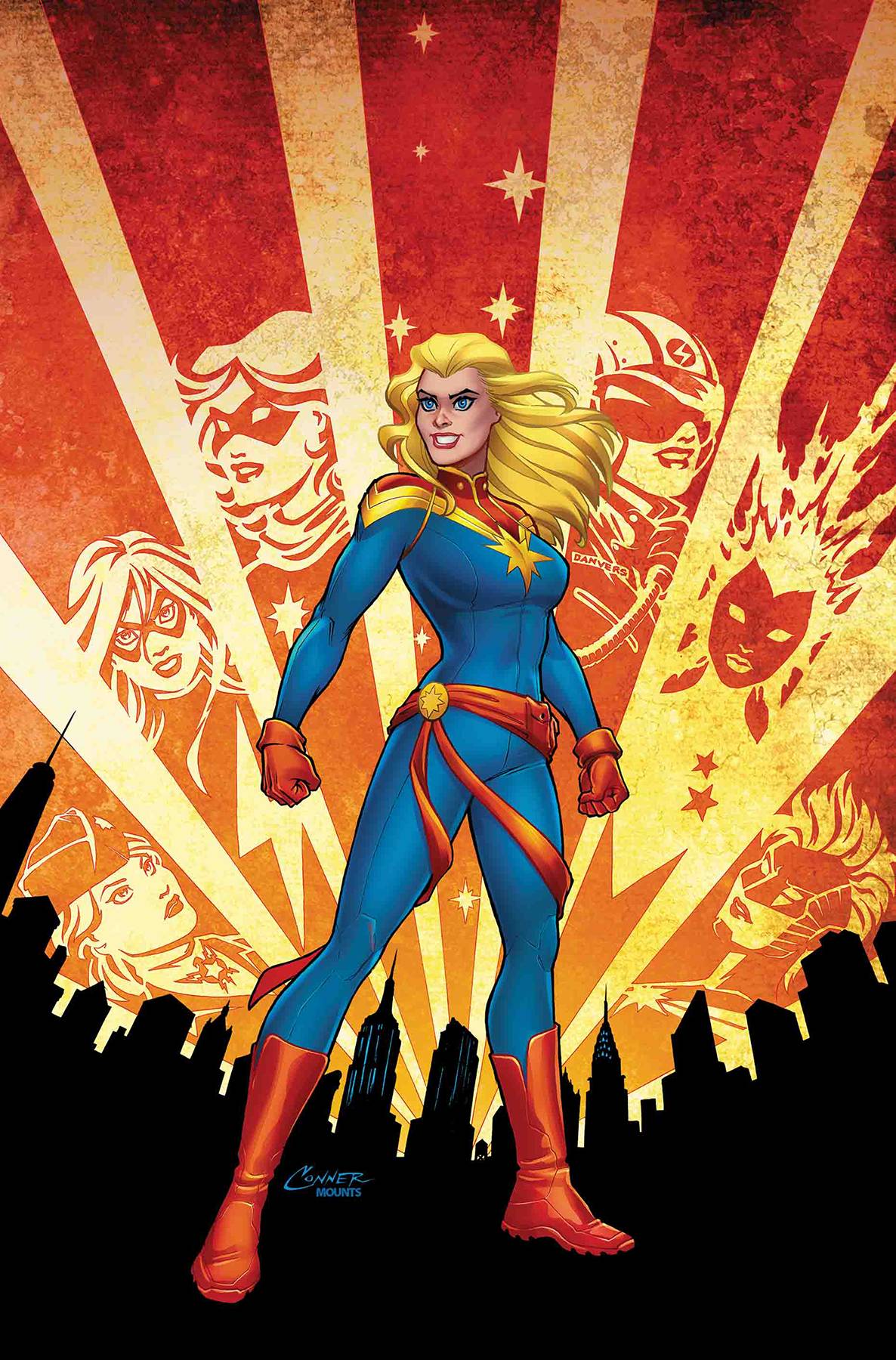 CAPTAIN MARVEL #1 A Amanda Conner Kelly Thompson 1st Ripley Ryan Star (01/09/2019)