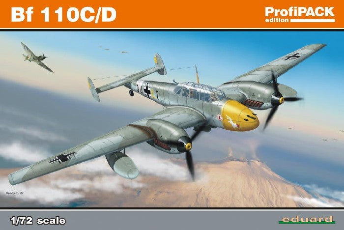 Eduard 7081 1/72 Bf110C/D Fighter (Profi-Pack Plastic Kit)