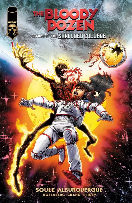 Bloody Dozen Shrouded College #1 (Of 6) B Alberto Jimenez Albuquerque Variant (12/13/2023) Image