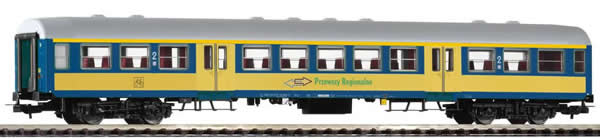Piko 96653 HO Scale 1/87 Passenger Car 120A 2. Cl. B9 PKP V Blue/Yellow