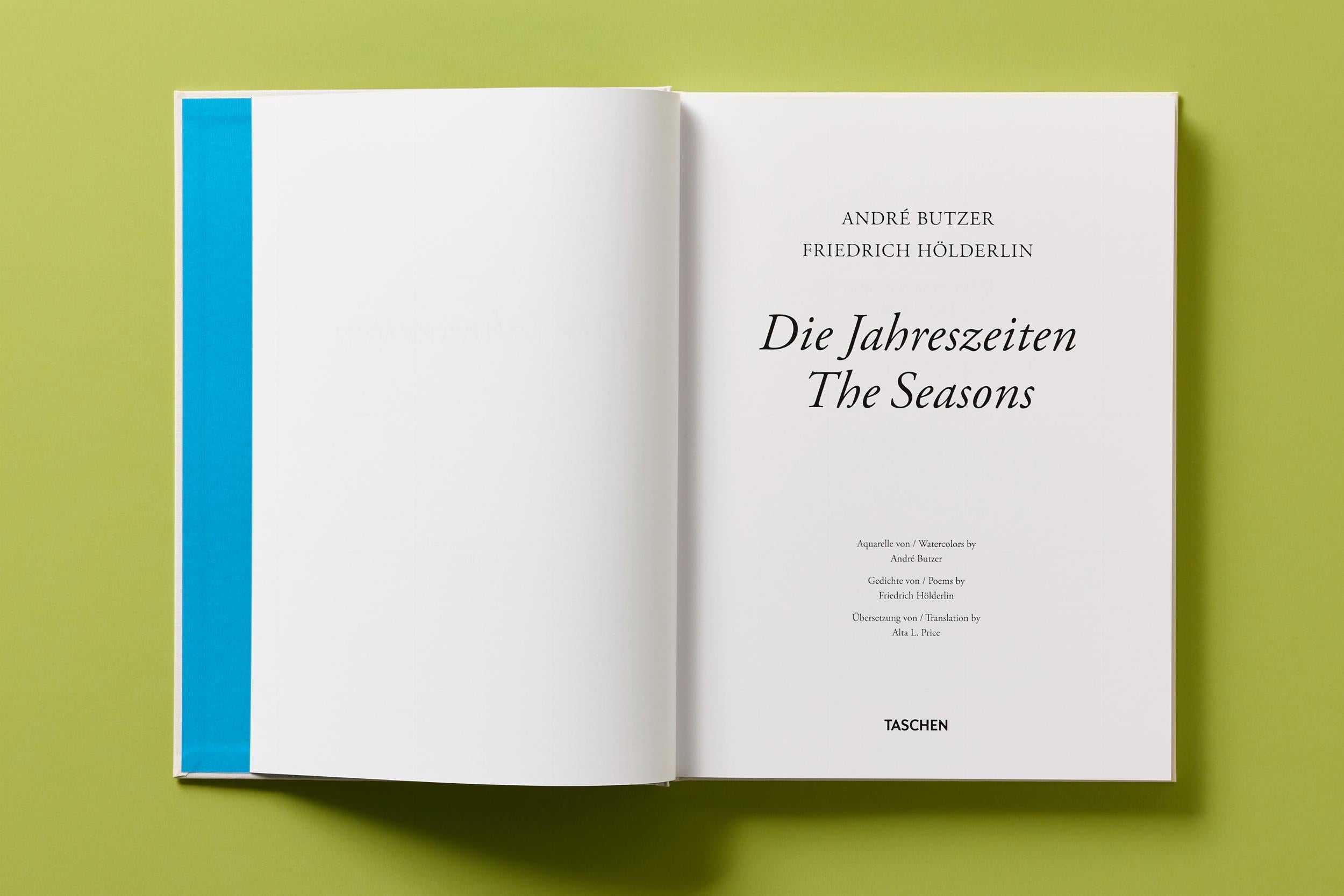 André Butzer. Friedrich Hölderlin. Die Jahreszeiten / The Seasons (German, English)