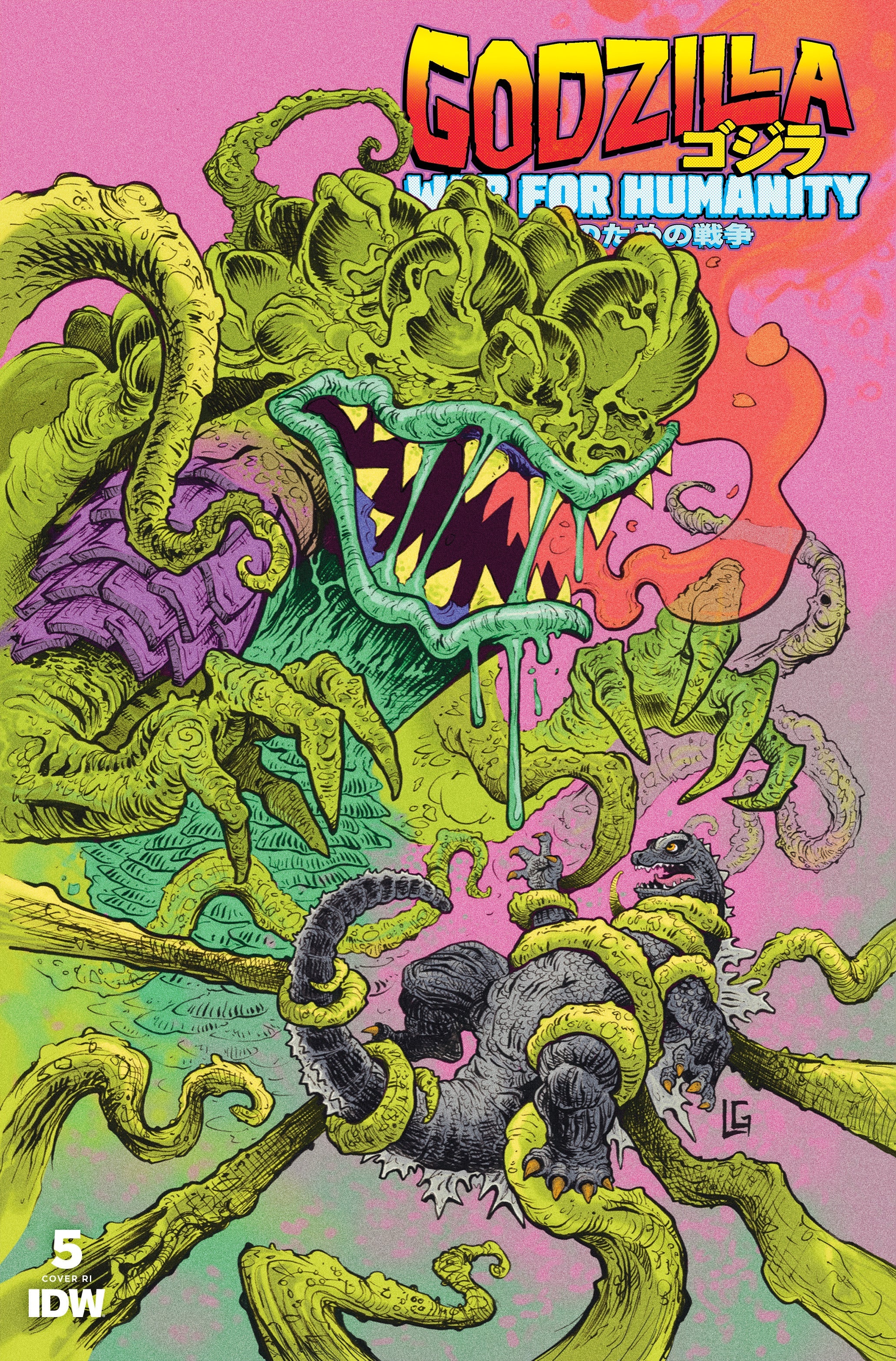 Godzilla War For Humanity #5 C 1:10 Gonzalez (05/01/2024) Idw