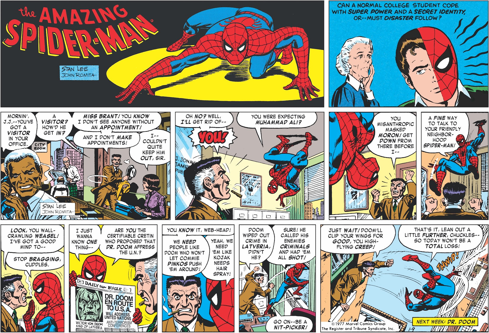 The Amazing Spider-Man Classic Newspaper Comics - 1977