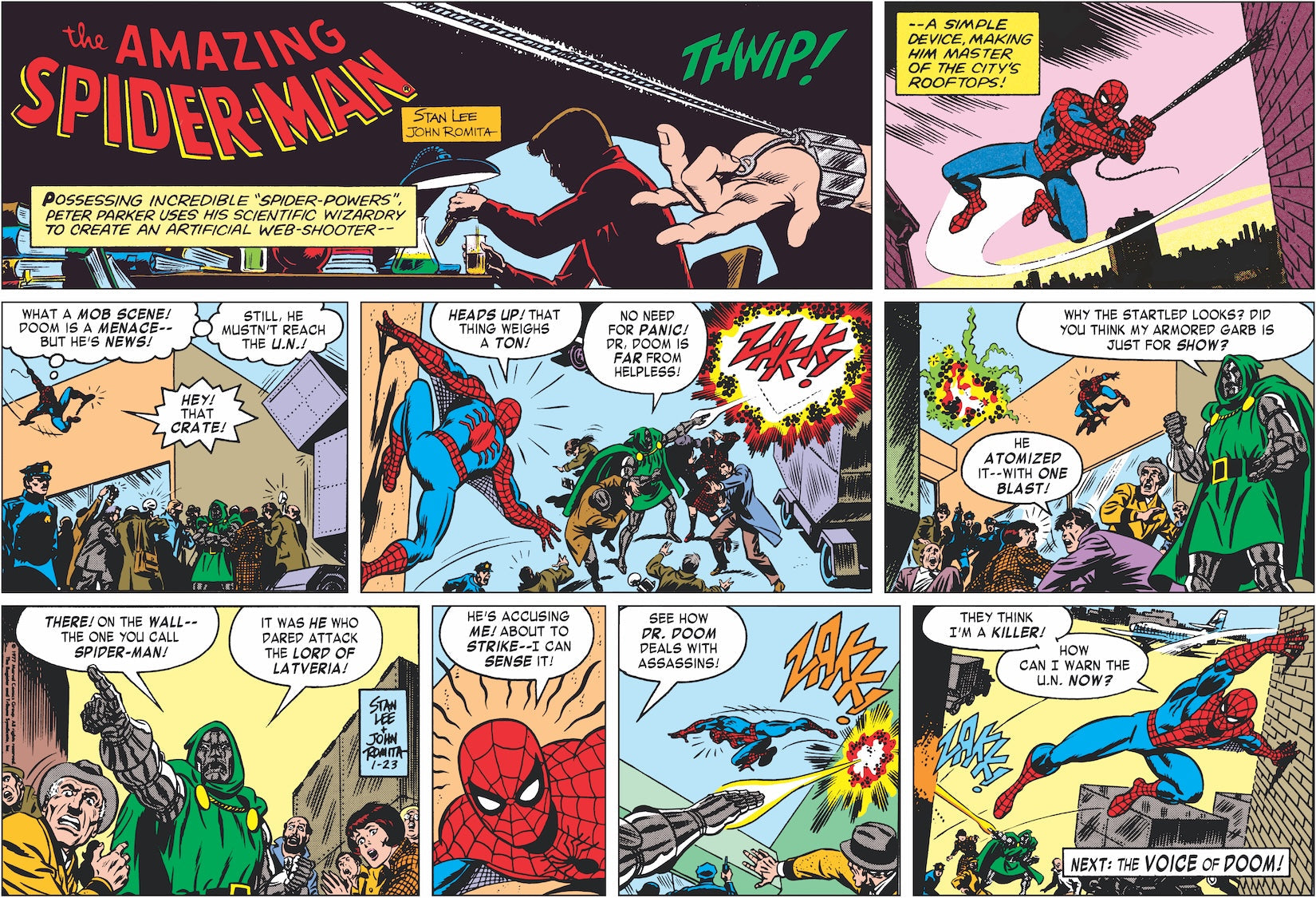The Amazing Spider-Man Classic Newspaper Comics - 1977