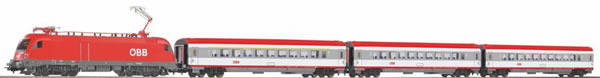 Piko 97947 HO Scale 1/87 Roadbed ÖBB Taurus IC Passenger Starter Set