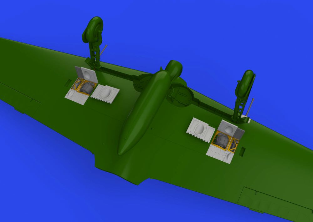 Eduard 648884 1/48 Aircraft- A6M3 Gun Bays Long Barrel for EDU (Photo-Etch & Res