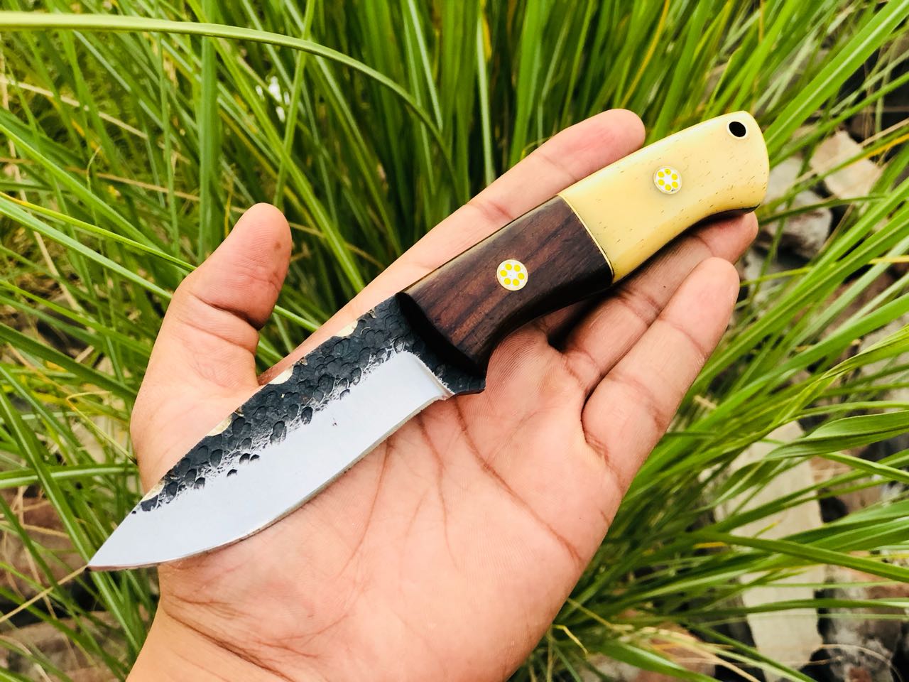 Custom Handmade 1095 Hammer Forged Skinner Knife