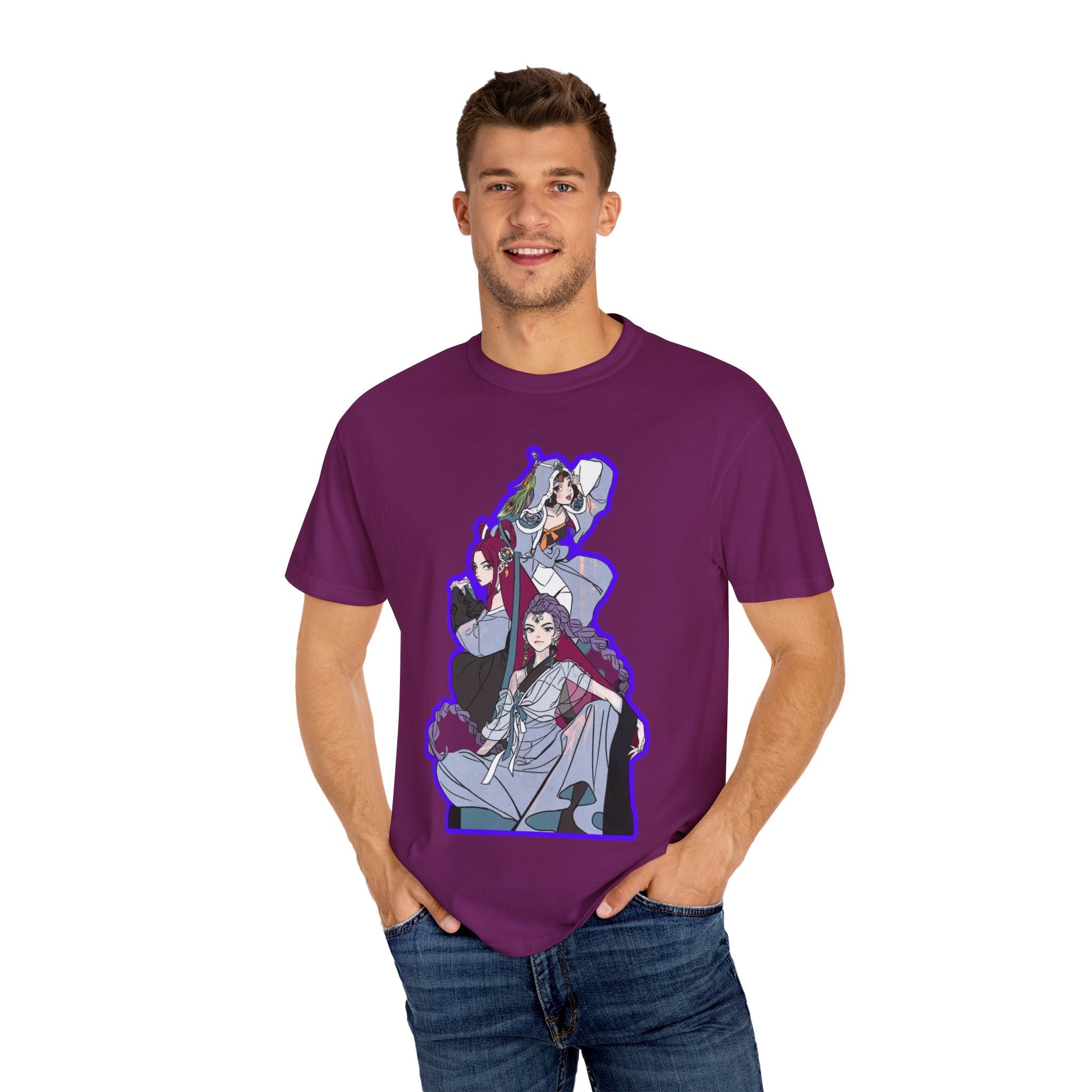 Anime-Inspired kpop Graphic Tee with Bold Text, Perfect for Fans of Japanese Culture, Casual Wear, Anime Conventions, Gift for Otaku
