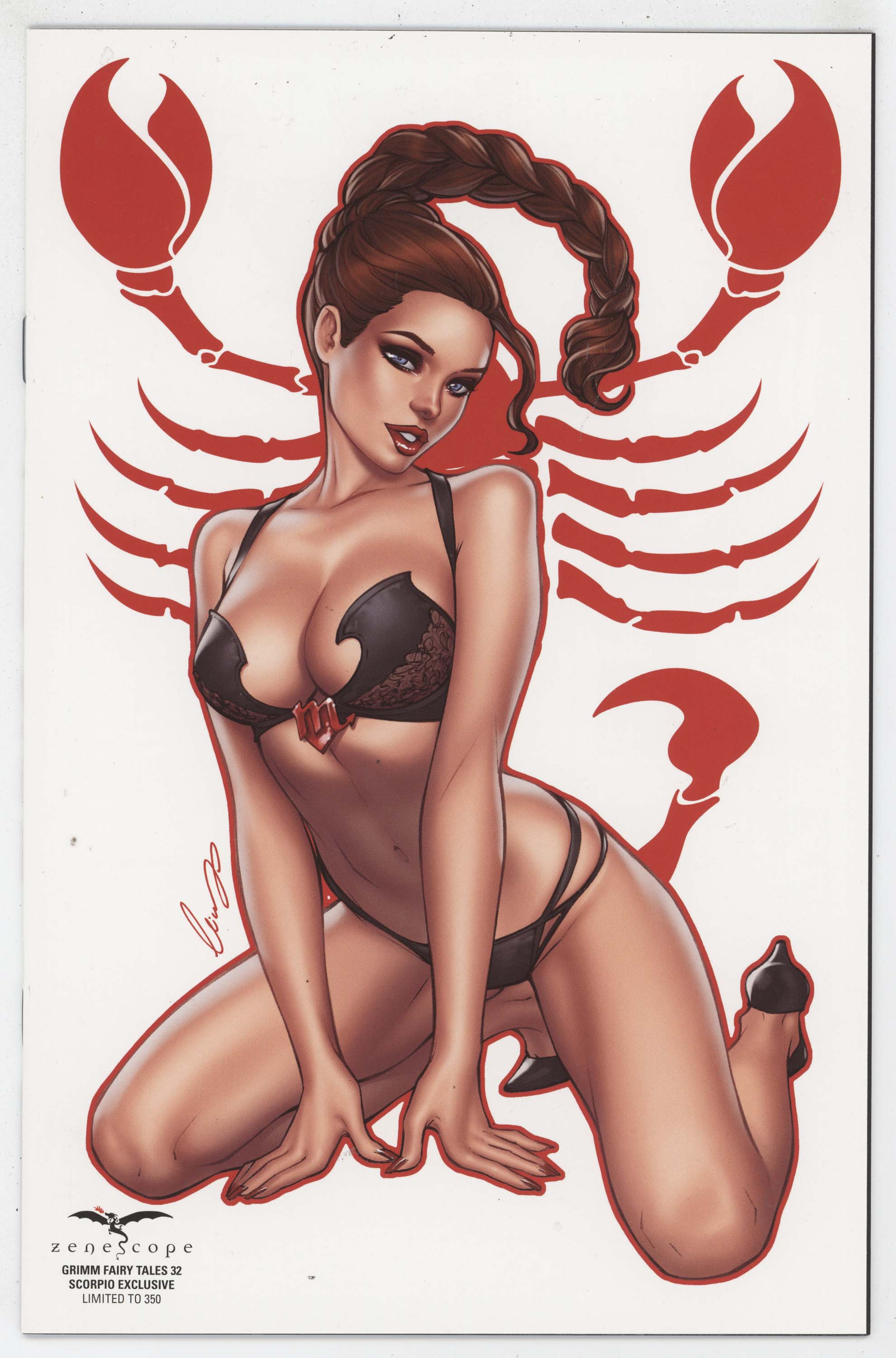 Grimm Fairy Tales 32 Zenescope 2019 NM Elias Chatzoudis Scorpio Variant GGA