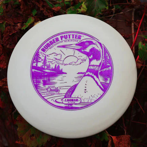 Lightning Loonar Glow Rubber Putter Golf Disc