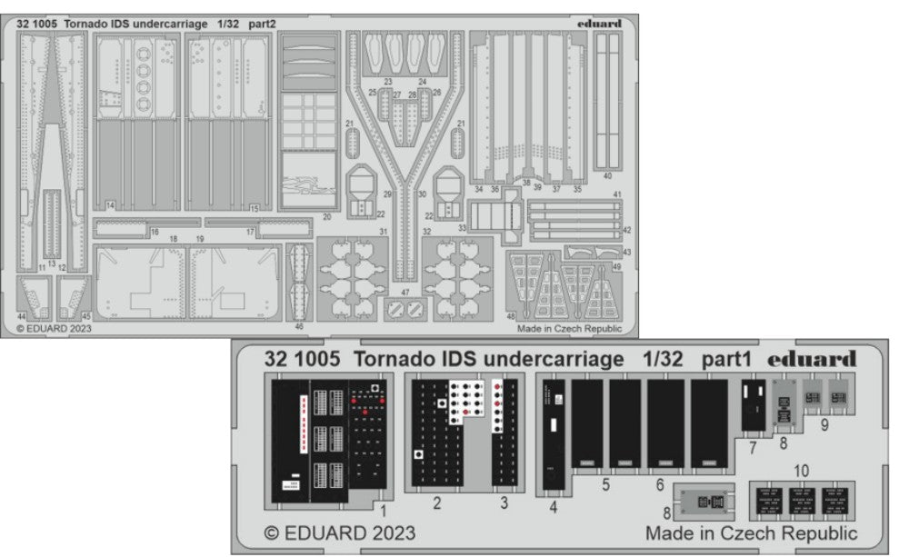 Eduard 321005 1/32 Aircraft- Tornado IDS Undercarriage for ITA (Painted)