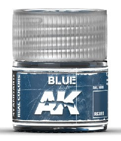 AK Interactive RC11 Real Colors: Blue Acrylic Lacquer Paint 10ml Bottle