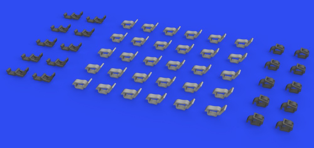 Eduard 635021 1/35 Armor- WWII German Clamps Type 2 (Resin)