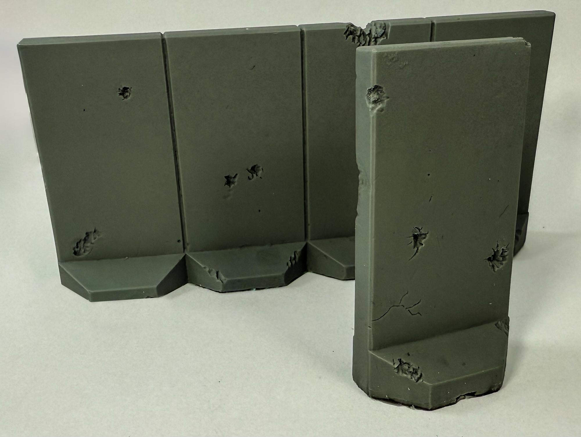 28mm Blast Walls, Distressed - 28MSCE025