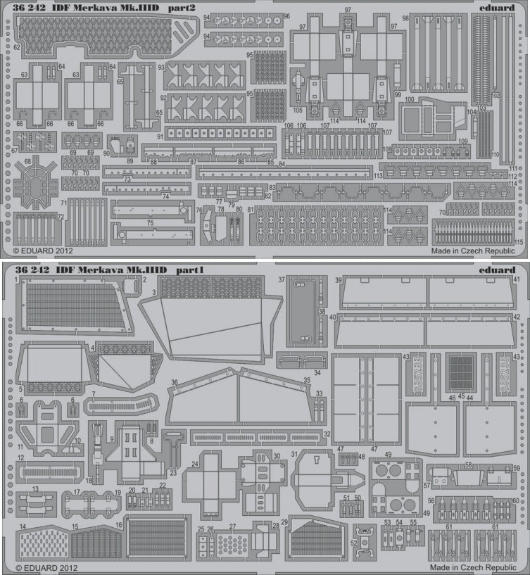 Eduard 36242 1/35 Armor- IDF Merkava Mk III D for MGK